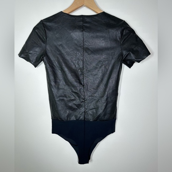 COMMANDO Faux Leather Tee Bodysuit‎ Size Small - Picture 5 of 5
